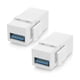 thumbnail image 5 of Keystone Jack USB 3.0 Inserta Adaptador de conector hembra a hembra Blanco, 5 of 5