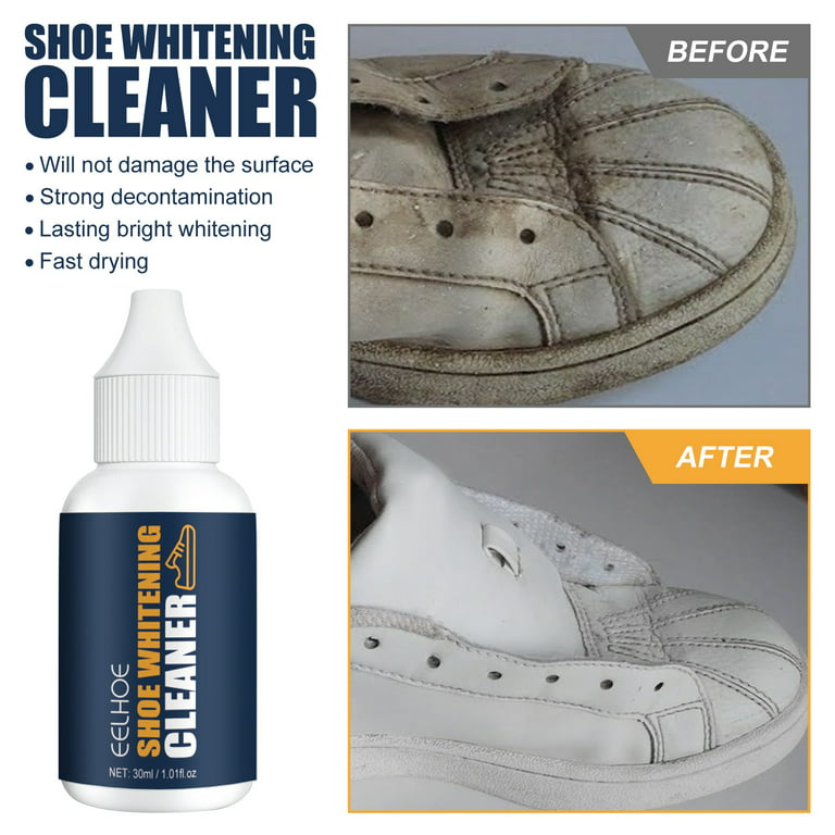 White Shoes Cleaner Shoe Cleaner Foam for Leather, Whites, Suede, White ...
