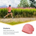 thumbnail image 4 of Jumpingount Verano Cool Running Cap Transpirable Ciclismo Gorras Tocado Senderismo Gorro de punto Estampado Ligero Mujeres Sombreros Naranja Type3 NO3, 4 of 6