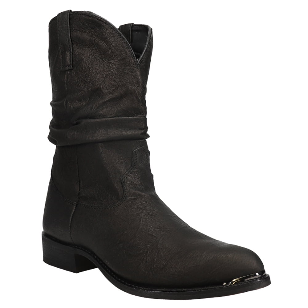 Dingo Mens Amsterdam Round Toe Slouch Cowboy Boots Various Widths Available Walmart