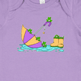 thumbnail image 4 of Inktastic Cute Frogs in a Umbrella with Boots Boys or Girls Baby Bodysuit, 4 of 5
