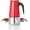 Red, variant on Mixpresso 9 Cup Greca Stovetop Espresso Maker 450ml/15oz, Moka Pot with Coffee Percolator Design, Stainless Steel Stove Top Coffee Maker for Camping or Home Use, Italian Coffee Maker Stovetop