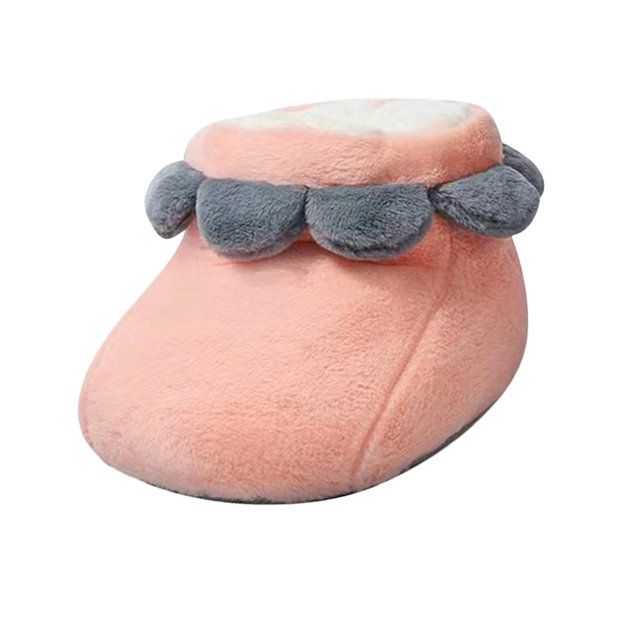 Calentador de pies con calefacción eléctrica, bota calentadora de pies, zapato cómodo calentador de pies, zapato cálido de invierno para apartamento , Rosa Sunnimix Funda para calentador de pies.