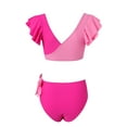 thumbnail image 4 of Linfrsh Push Up Bikini Sets for Women,Sexy Thong Swimsuits High Waisted Swim Suit Pink,XL, 4 of 7