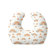 thumbnail image 1 of Jolly Jumper Baby Sitter Nursing Pillow - Rainbows | 100% Cotton, Hypoallergenic Support Cushion for Breastfeeding, Sitting & Lounging | Made in Canada, 1 of 7