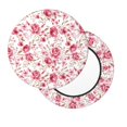 thumbnail image 2 of Bingfone Rose Flowers Padded Round Bar Stool Cover Cushion with Elastic Fabric Round Chair Seat - Rose Flowers, 2 of 7