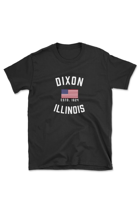 Dixon Illinois Patriot Men's Cotton T-Shirt