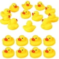 thumbnail image 2 of 50 pcs Mini Yellow Rubber Duck Party Decoration, Bath Toy, 2 of 5