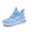 Blue, variant on GYMEPIC Kids Sneakers Knit Breathable Athletic Shoes for Big Kids Boys Lightweight Sports Shoes