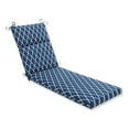 thumbnail image 2 of Pillow Perfect 593586 Indoor-Outdoor Garden Gate Navy Blue Chaise Lounge Cushion, 2 of 3