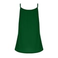 thumbnail image 5 of cfhntfmh Camisole Tops for Women Pleated Tank Tops Spaghetti Strap Cami Summer Sleeveless Shirts Fashion, 5 of 6