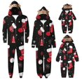 thumbnail image 4 of Zwiiyzr Family Christmas Pajamas Matching Sets for Baby Parent Child Christmas Set Printed Home Clothes Pajamas Long Sleeved Jumpsuit Baby 2025 Red, 4 of 5