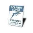 thumbnail image 4 of Dolphin Lover Parking Novelty Sign, Metal Wall Decor - 10x14 inches, 4 of 4