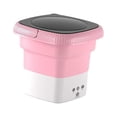 thumbnail image 1 of Lavadora plegable Conveniente Reutilizable Ahorro de espacio Durable Fácil de llevar Portátil Mini para apartamento Camping Escuela Lavandería Ropa Rosa Macarena Lavadora, 1 of 8