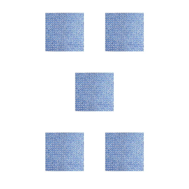 Inteprter Cinta de diamantes de imitación de cristal, pegatina autoadhesiva, suministros domésticos exquisitos para teléfono de coche, azul claro 8 pegamento termofusible 5piezas