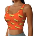 thumbnail image 2 of Balery tortilla tacos Sujetadores deportivos con espalda cruzada para mujer, acolchados, sin costuras, de alto impacto, ideales para yoga, gimnasio, entrenamiento y fitness.-Small, 2 of 8