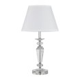 thumbnail image 1 of Benzara BM240935 Turned Tubular Crystal Body Table Lamp, Clear, 1 of 5