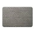 thumbnail image 2 of Seyotauo Gray Bathroom Rugs, Bath Mats for Bathroom Non-Slip, Super Soft and Water Absorbent, Microfiber Bath Rugs, Machine Wash Dry, Bath Rugs for Floor, Tub and Shower, 16" x 24", 2 of 9