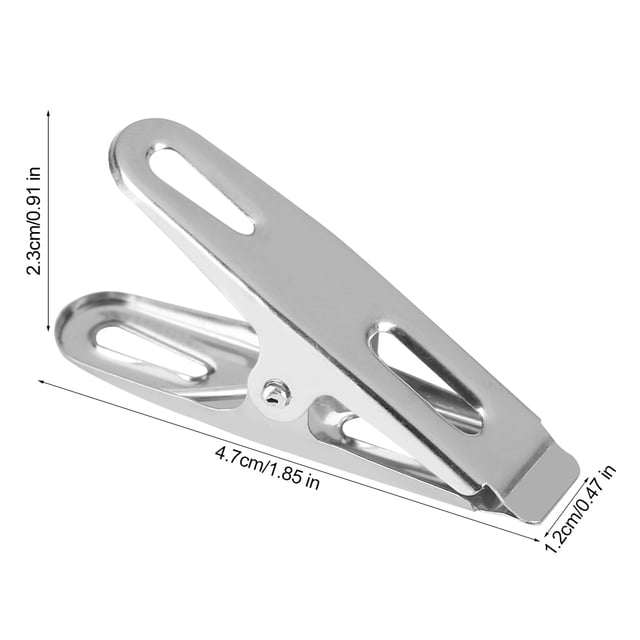 Pinzas para ropa de acero inoxidable Jadeshay 20 piezas