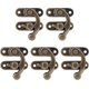thumbnail image 1 of Set Of 5 Retro Vintage Style Swing Bag Buckle Closure Lock Latch Furniture Wooden Box Jewelry, 1 of 5