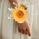 thumbnail image 4 of Pulseras florales para bodas Kojanyu,ideales para novias,damas de honor y padrinos de boda,ideales para celebraciones de bodas y bailes., 4 of 6