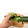 thumbnail image 3 of RUIQPGRT New Hot Arrivals Hand Vegetable Peeler Palm Peeler Rubber Finger Grips Comfortable to Peel Carrot, Cucumber, Potato, 3 of 8