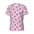thumbnail image 5 of Vsdgher Cherry Strawberry Print Men's Dry Fit Mesh Athletic Shirts Moisture Wicking Tennis T-Shirt Tops, 5 of 9