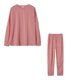 thumbnail image 1 of Traje casual holgado de manga larga con pantalones de color liso nuevo para mujer de otoño, 1 of 5