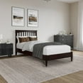 thumbnail image 1 of Becket Twin XL Wood Low Profile Platform Bed in Espresso, 1 of 27