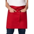 thumbnail image 2 of Delantal unisex Chef Works, cintura roja, 48 x 70 cm, talla única, 2 of 5