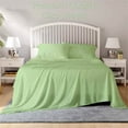thumbnail image 2 of 6-PC Twin XL Size Sage Color Giza 1000-Thread-Count Cotton Sheet Set - 12 Inch Deep Pockets, 2 of 7