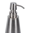 thumbnail image 4 of Dispensador de jabón líquido de sobremesa con bomba, fabricado en acero inoxidable cepillado, 14 tipos 3 800ml, 4 of 9