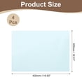 thumbnail image 2 of Anti Scratch Furniture Protector, 4 Pack 17" x 12" Double-Sided Sticky Couch Protector from Cat Claws, Clear, 2 of 7