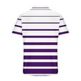 thumbnail image 2 of ameIAEA Men's Short Sleeve Golf Shirts Button Down Collared Work Tops Color Block Summer Shirts, 2 of 4