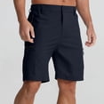 thumbnail image 5 of Men's Cargo Shorts 9" Quick Dry Lightweight Work Shorts for Men Golf Hiking Casual with 5 Zipper Pockets, 5 of 6