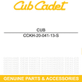 thumbnail image 5 of CUB CADET KH-20-041-13-S Valve Cover Gasket RZT LT LTX 1040 1042 1045 XT1 42, 5 of 8