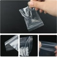 thumbnail image 3 of 100 Pack Clear Jewelry Bag Zipper Bag Antitarnish Plastic Bags for Packaging Jewelry, Rings, Beads, Bolts, Pills Earrings Transparent Poly Pouch (Clear, 3.1×2.4 inch), 3 of 9