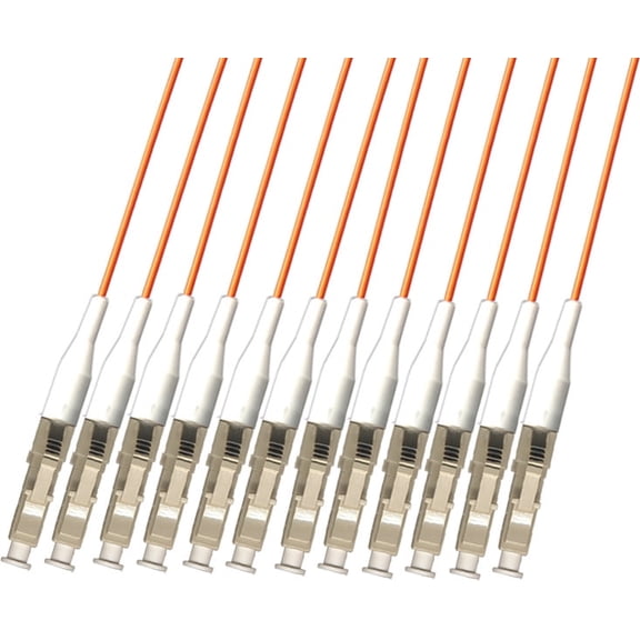 RiteAV - Direct Burial/Outdoor LC-LC 12-Strand Fiber Optic Cable - Multimode (62.5/125) - 10M