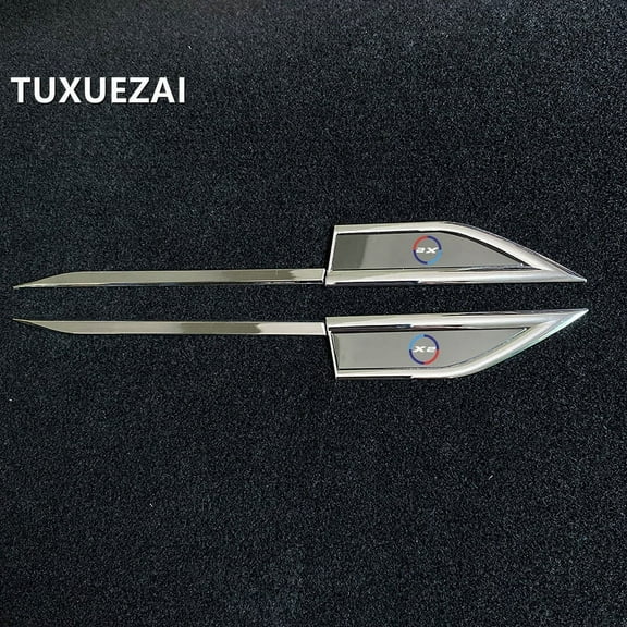 For BMW X2 F39. Car Styling Side Wing Fender Metal Trim Emblem Car Body Waist Line Sticker Decals Accessories 1 Pair
