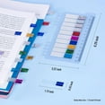 thumbnail image 2 of LAICAIW 1200 Pcs Onglets Autocollants Marqueurs de Page à Gemmes au Laser, Onglets de Notes Autocollantes Colorés, Onglets d'Index Inscriptibles et Repositionnables, Onglets pour Annoter des Livres, 2 of 7