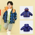 thumbnail image 4 of FNNMNNR Toddler Boys Girls Hooded Down Coat Kids Winter Jacket Puffer Jacket Warm Light Outwear for 3-12 Y, 4 of 6