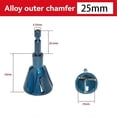 thumbnail image 2 of 2PCS Blue 20/25mm Deburring Tungsten Steel Chamfering Tool, Screw Rod Alloy Edger, 2 of 5