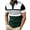 Green, variant on Timoontee Summer Men's Top With 3 Buttons Short Sleeves Striped Top Dry Sporty Breathable Short Sleeves Lapel Top/shirt Blue M