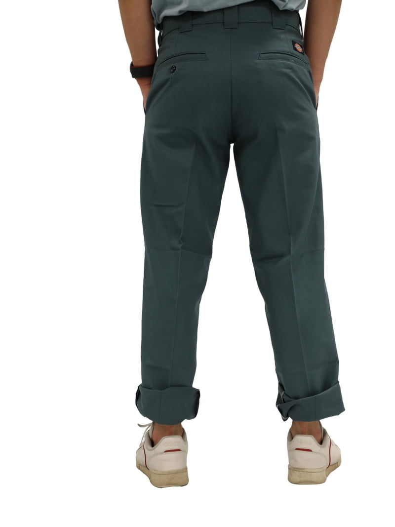 Dickies Men's 850 Flex Twill Slim Taper Pant, Lincoln Green, 29W x