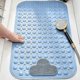 thumbnail image 4 of Large Non Slip Shower Mat With Foot Scrubber Brush,suction Cups Foot, 4 of 5
