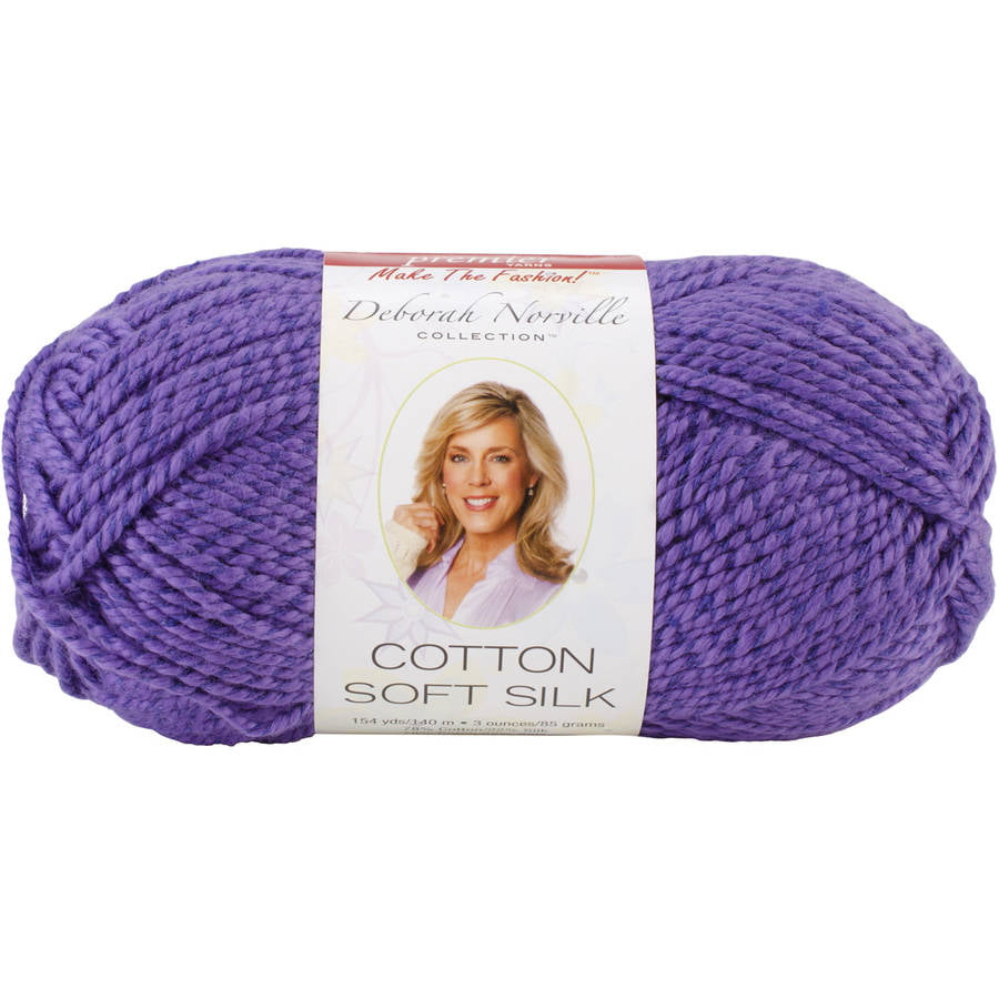 Premier Yarns Deborah Norville Cotton Soft Silk Yarn - Walmart.com ...