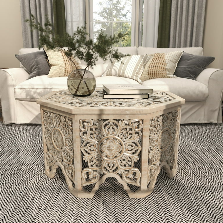 Light grey cheap wood coffee table