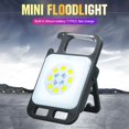 thumbnail image 1 of 2Pcs LED Keychain Light 300mAh 500LM Super Bright COB Keychain Flashlight USB Charging Mini LED Work Light IPX4 Waterproof Small Pocket Light with 180° Folding Bracket 4 Modes, 1 of 6