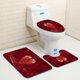 thumbnail image 3 of Juego de 3 alfombrillas de baño para el día de San Valentín, alfombrilla absorbente y antideslizante, 3 of 6
