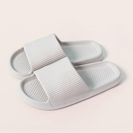 

Summer Slippers Platform Shoes for Women EVA Beach Sandals Women Slides Soft-soled Indoor Men Mute Non-slip Household Flip Flops